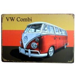 metallplatte vintage kombi