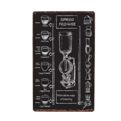 metallplatten vintage espresso herstellung