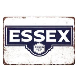 vintage essex metallplatte