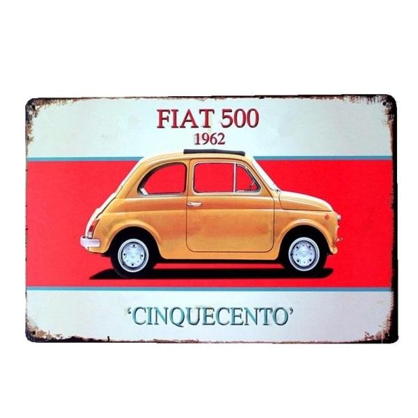 metallplatte vintage fiat metallplatte vintage fiat
