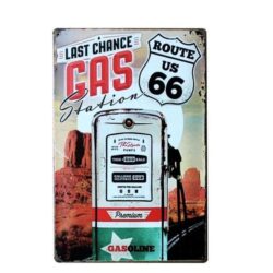 metall vintage gasplatte