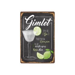 metallplatten vintage gimlet