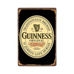metallplatte vintage guinness original