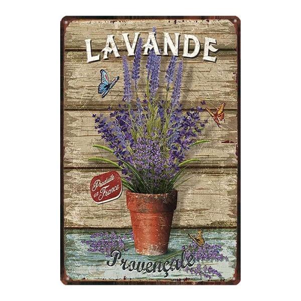 vintage lavendel metallplatte vintage lavendel metallplatte