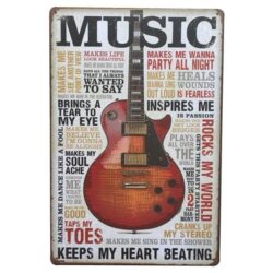 vintage musik metallplatte