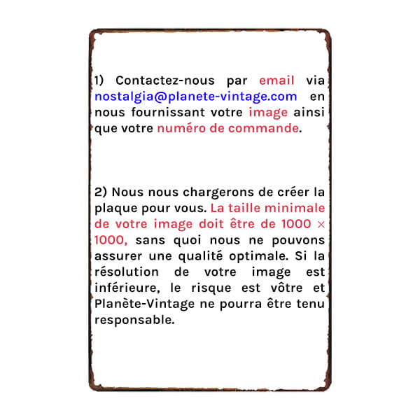 personalisierte vintage metallplatte personalisierte vintage metallplatte