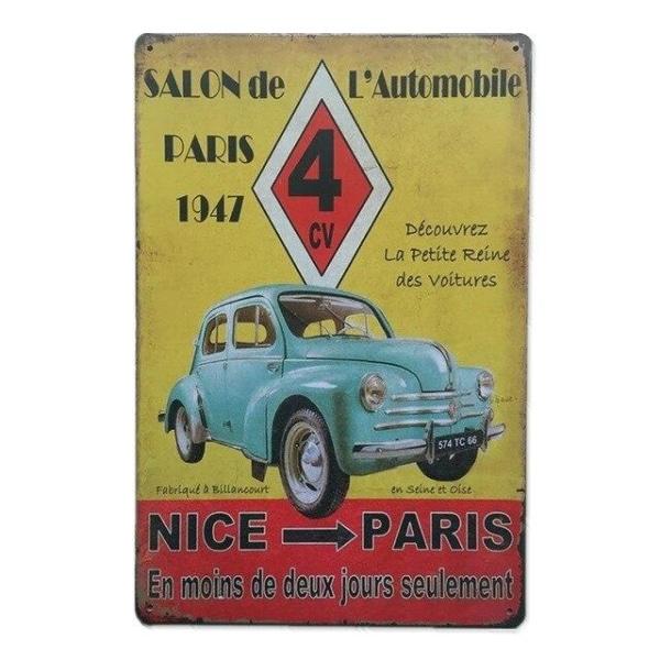 vintage renault metallplatte vintage renault metallplatte