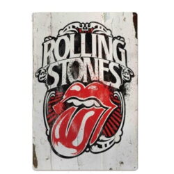 plaque metall vintage rolling stones