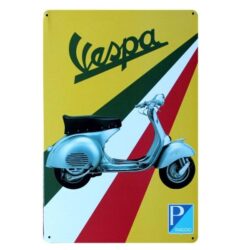 vintage roller metallplatte