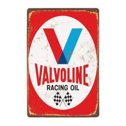 metallplatte vintage valvoline