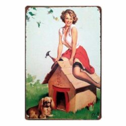 pin up metallplatte 1