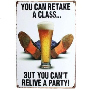 alkohol werbeschild