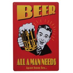 bier werbeteller