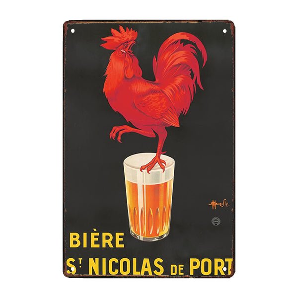 vintage metallteller bier saint nicolas de port vintage metallteller bier saint nicolas de port
