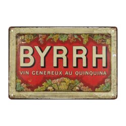 byrrh werbeplakette