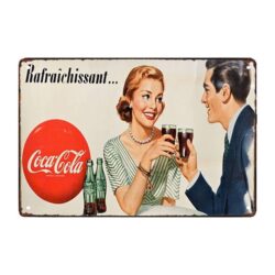 coca cola werbeteller