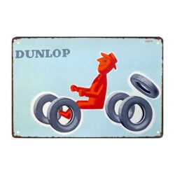 old dunlop werbeschild
