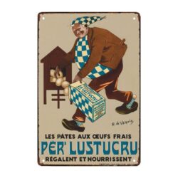 werbeplakette lustucru