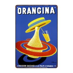 orangina werbeteller