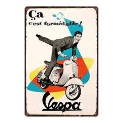 vespa werbeschild