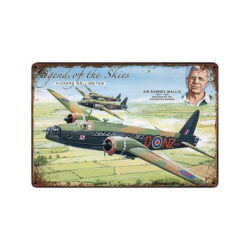 vintage flugzeug werbeschild