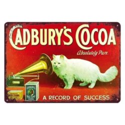 vintage katzen werbeteller