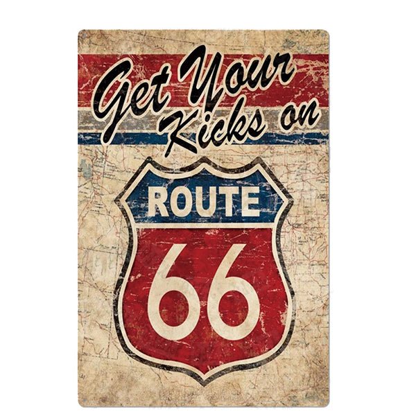 vintage metal plate route 66 us 1 vintage metal plate route 66 us 1