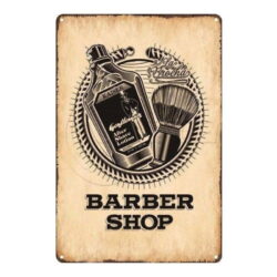 vintage barber shop teller