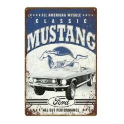vintage ford mustang platte