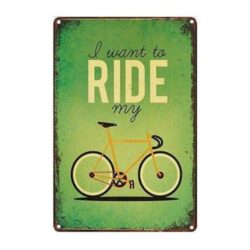 vintage fahrradschild