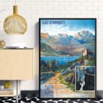 poster lake dannecy 2
