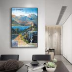 poster lake dannecy 2