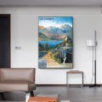 poster lake dannecy 2