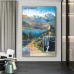 poster lake dannecy 2