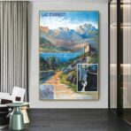 poster lake dannecy 2