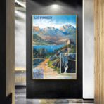 poster lake dannecy 2