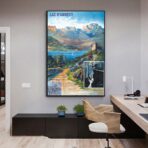 poster lake dannecy 2