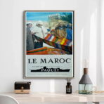 poster marokko vintage