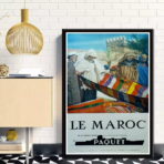 poster marokko vintage
