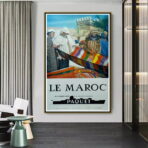 poster marokko vintage