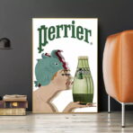 vintage perrier poster