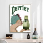 vintage perrier poster