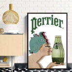 vintage perrier poster