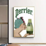 vintage perrier poster