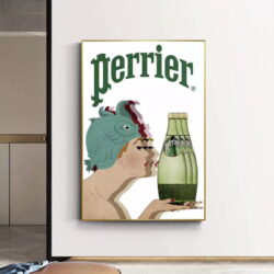 vintage perrier poster