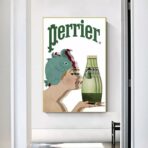 vintage perrier poster