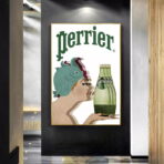 vintage perrier poster