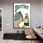 vintage perrier poster