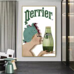vintage perrier poster