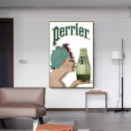 vintage perrier poster